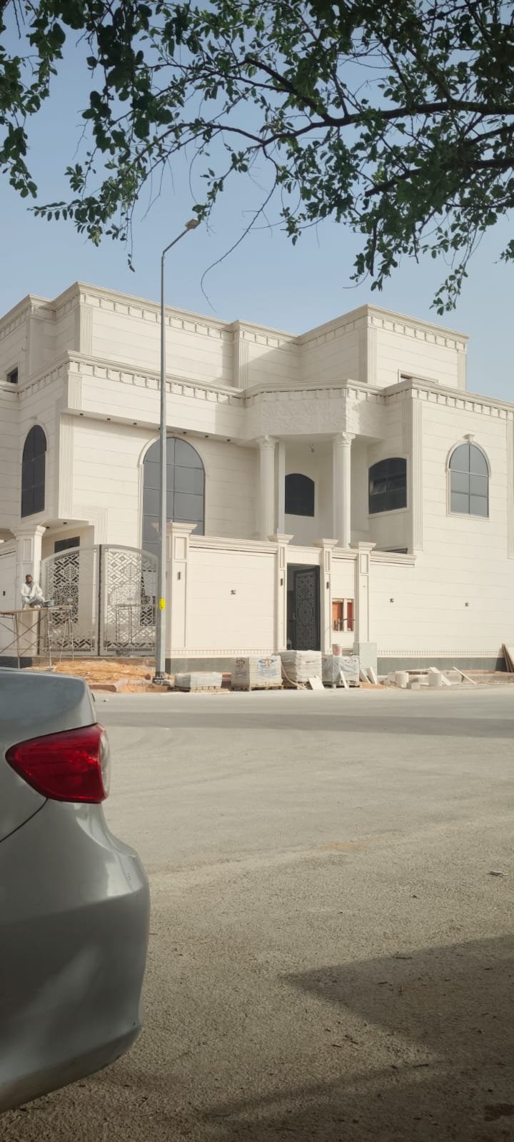 تشطيب واجهة حجر من أعمال حجر الحربي