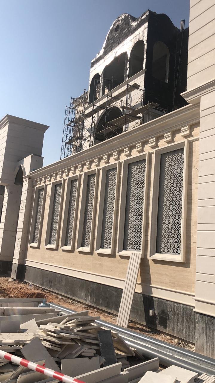 مشروع تركيب حجر طبيعي